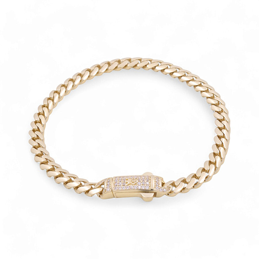 14K Yellow Gold Women Monaco Bracelet