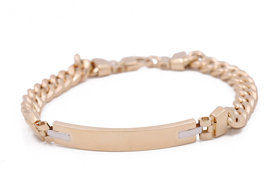 Italy01: Bassi Italian Jewels Biffi female bracelet in polished yellow gold  BSD 202