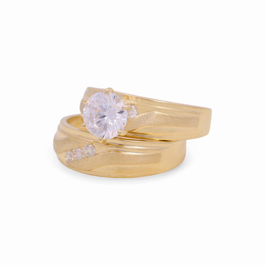 14K Yellow Gold Bridal Set  Women's Ring