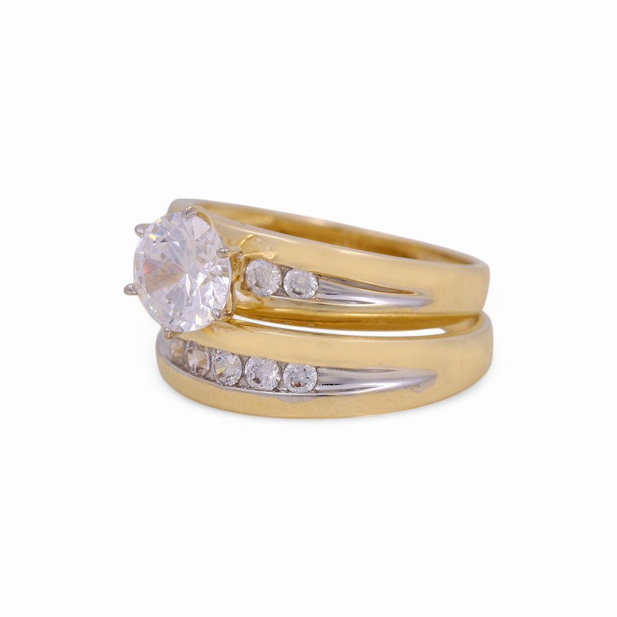 14K Yellow Gold Bridal Set  Women's Ring