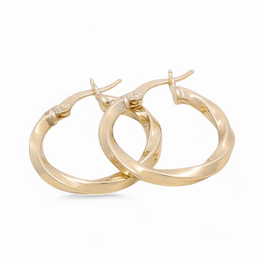 10K Yellow Gold Small Hoop Earrings