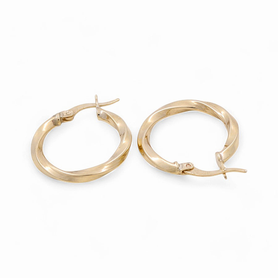 10K Yellow Gold Small Hoop Earrings