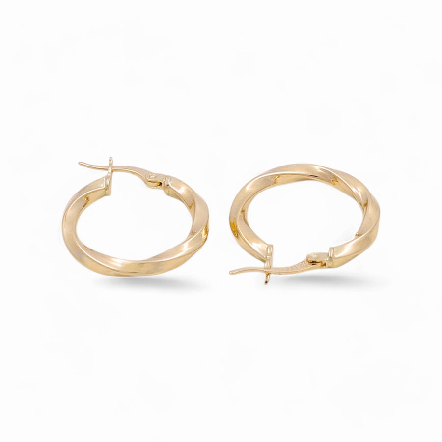 14K Yellow Gold Small Hoop Earrings