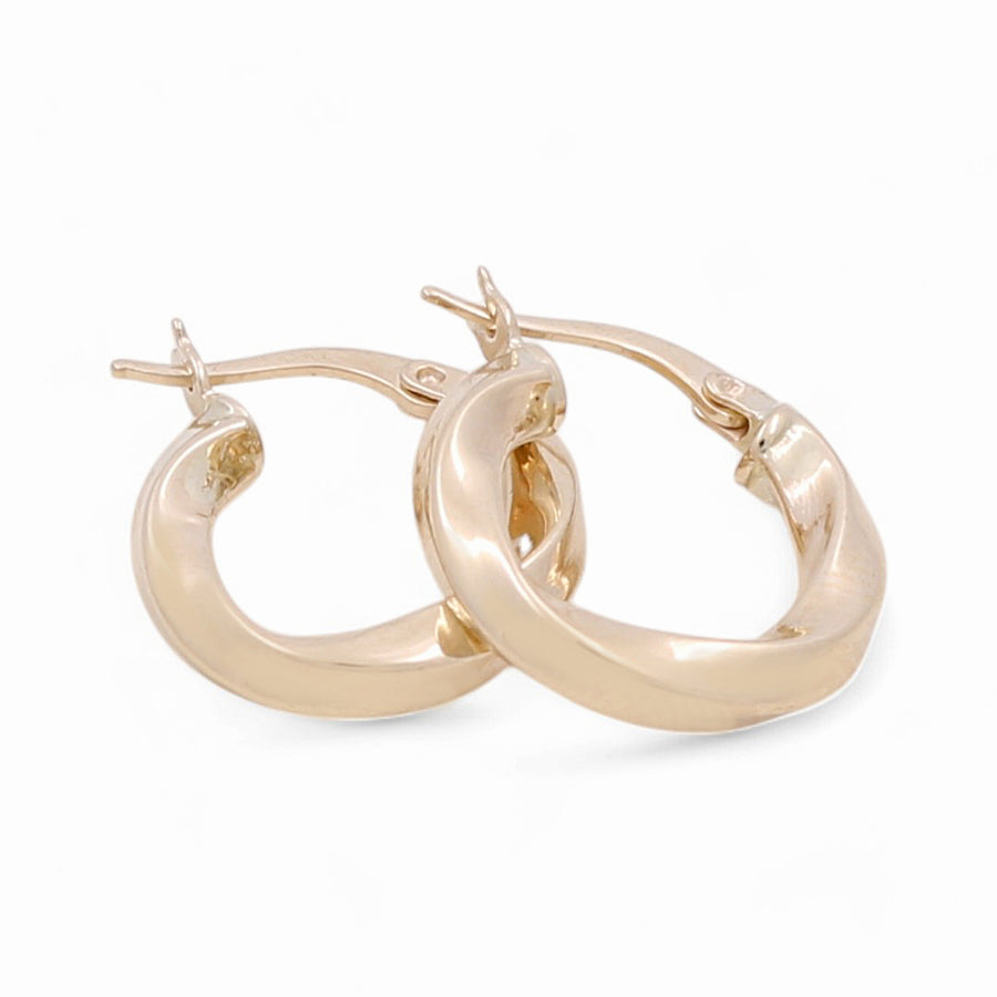 14K Yellow Gold Small Hoop Earrings