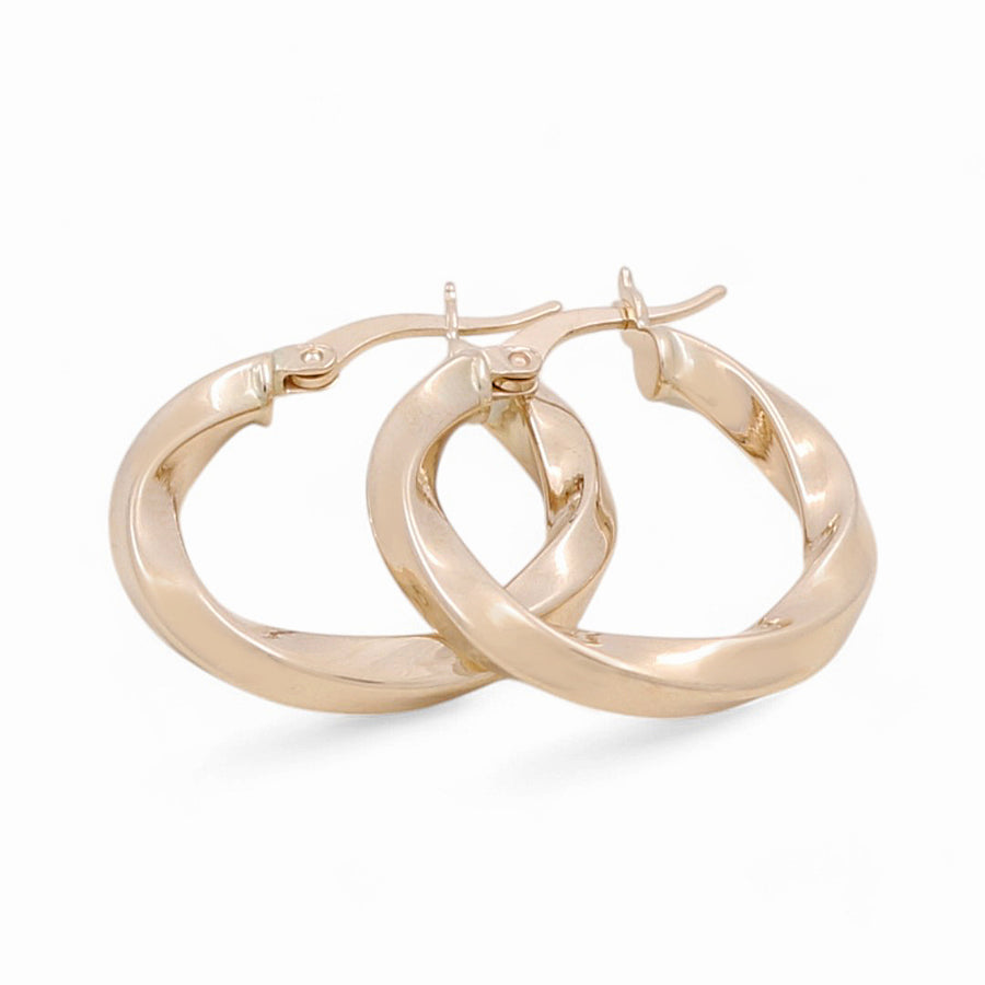 14K Yellow Gold Small Hoop Earrings