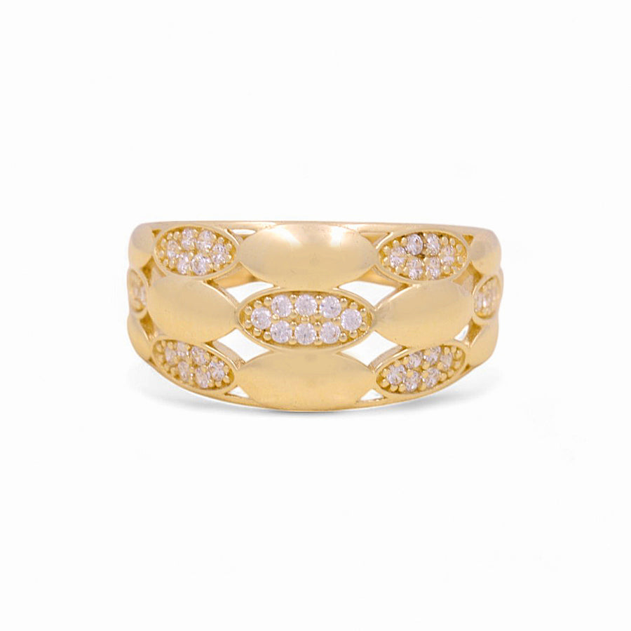 10K Yellow Gold  Fashion with CZ Women's Ring