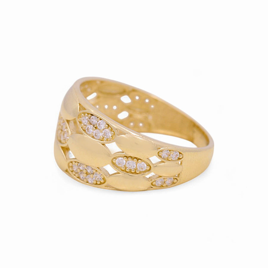 10K Yellow Gold  Fashion with CZ Women's Ring