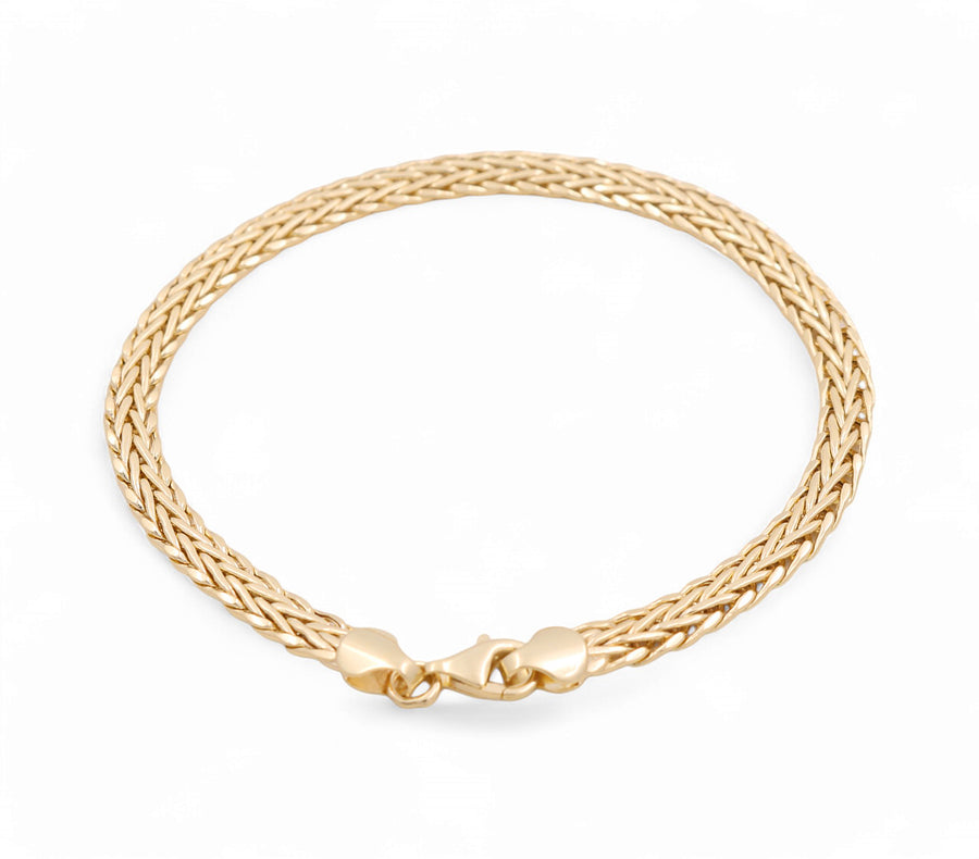 10K Yellow Gold Fancy Link Bracelet