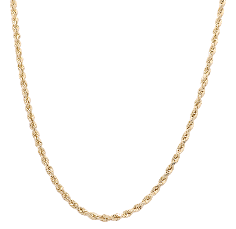 14K Yellow Gold Rope Chain