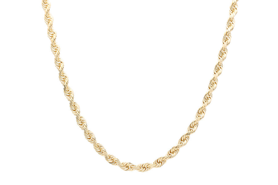 14K Yellow Gold Rope Chain