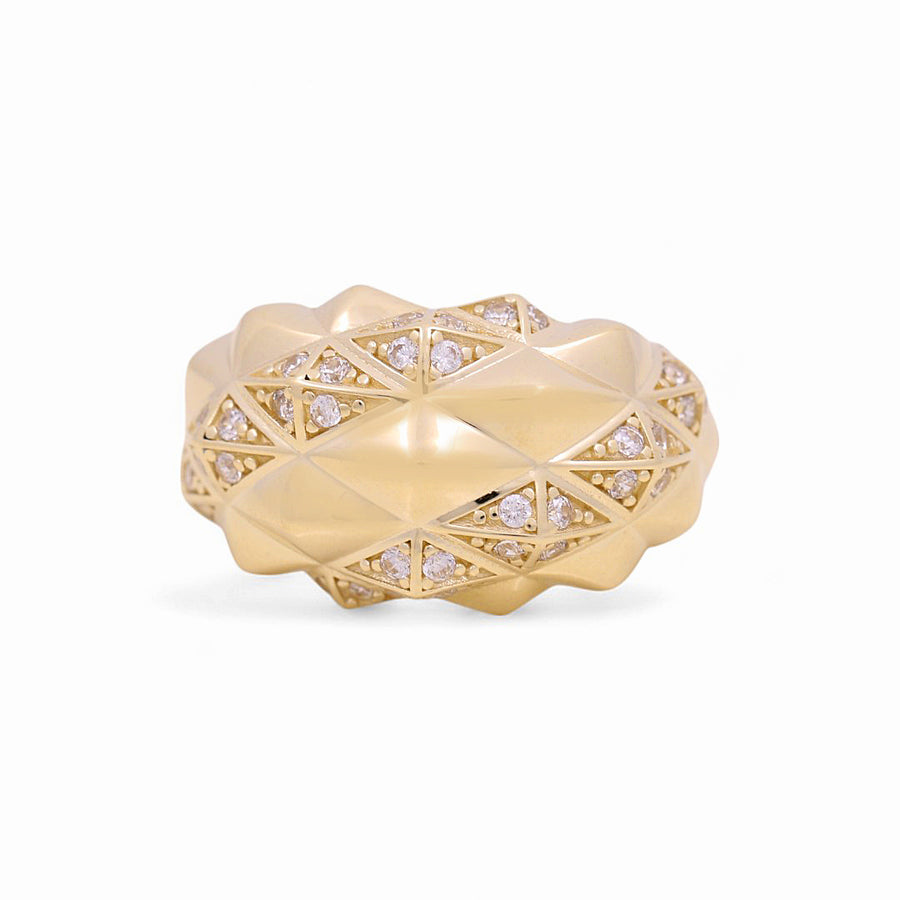 10K Yellow Gold  Fashion with CZ Women's Ring