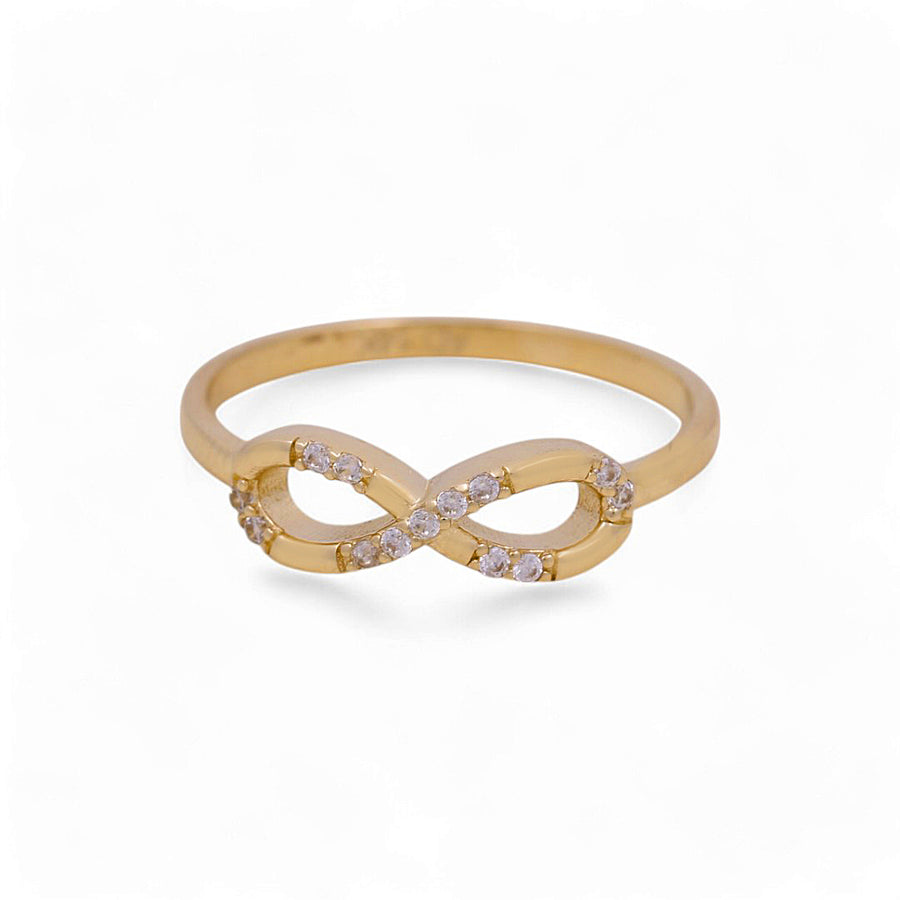 14K Yellow Gold  Fashion with Cz Women's Ring