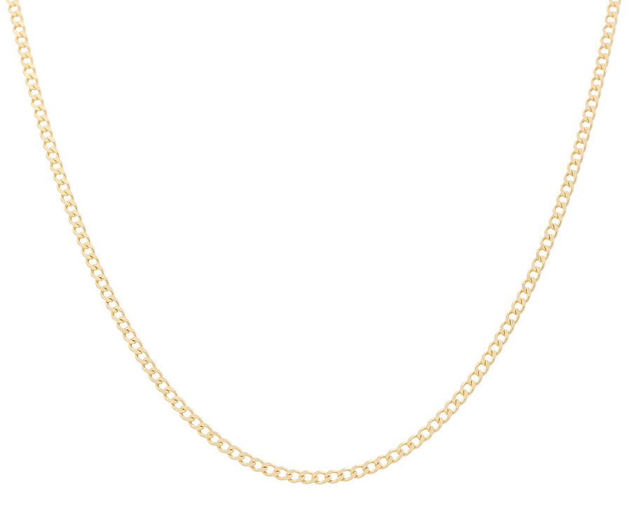 14K Yellow Gold Curb Chain