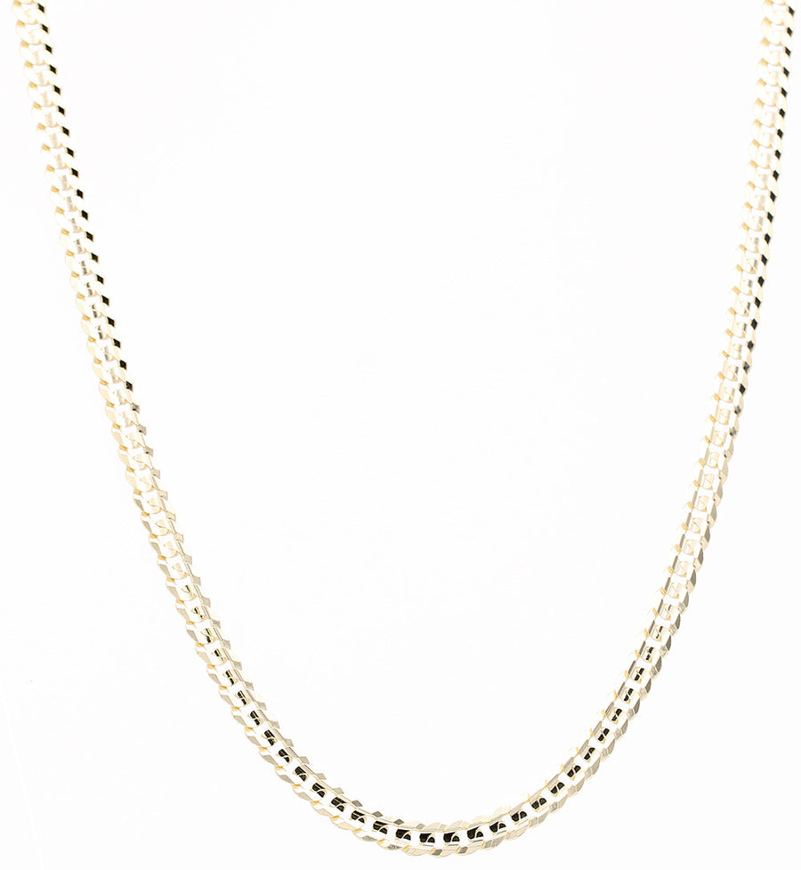 14K Yellow Gold Curb Chain