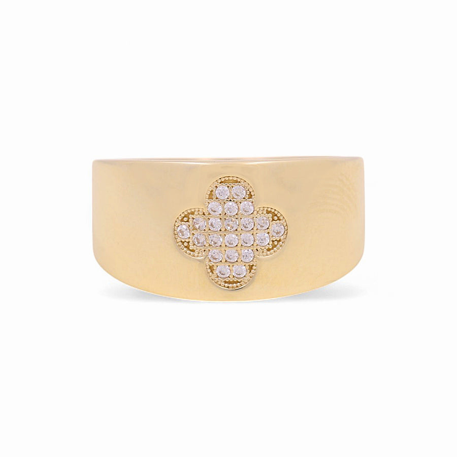 10K Yellow Gold  Fashion with CZ Women's Ring