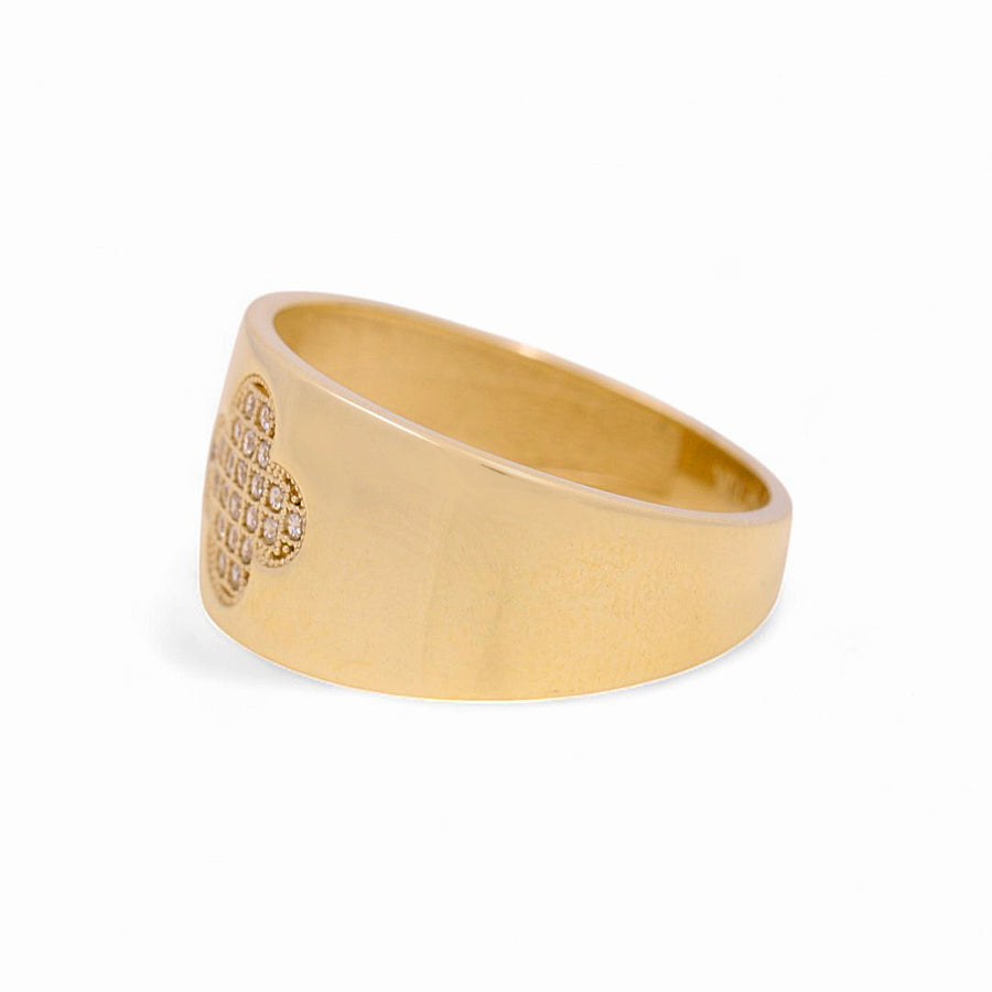 10K Yellow Gold  Fashion with CZ Women's Ring