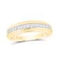 10k Yellow Gold  Marquise 3 Pieces Set Ring 1.00 tw Round Diamonds