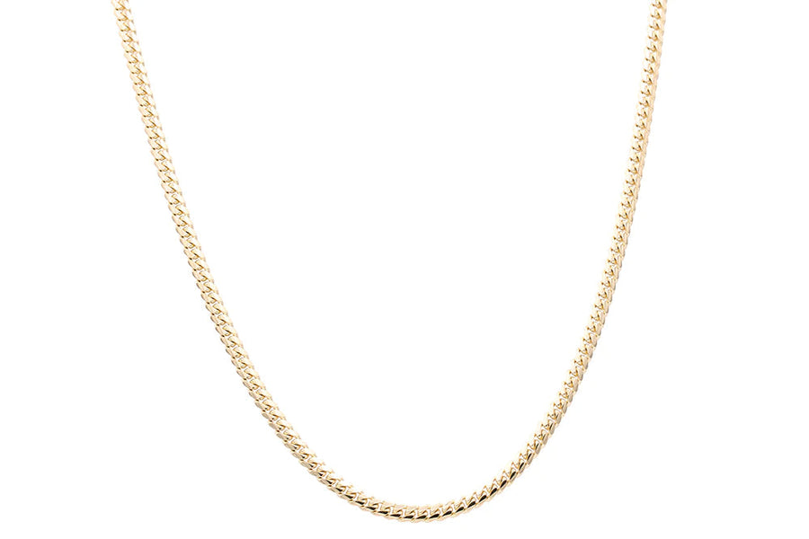 14k Yellow Gold Cuban Link Chain