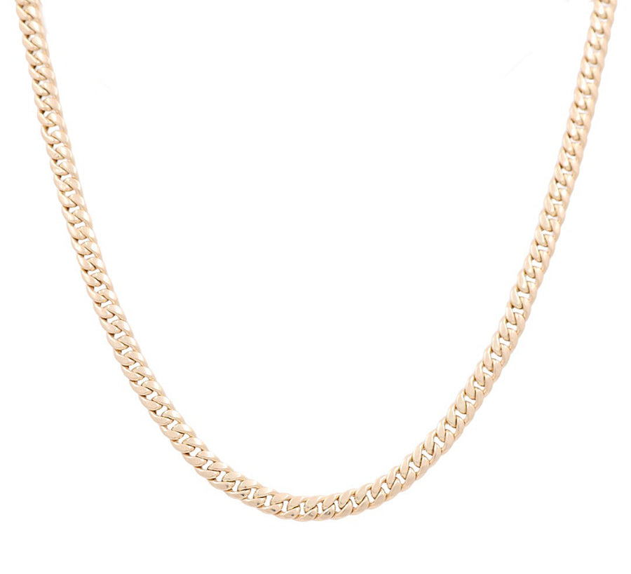 Men's Yellow Gold 14K Cuban Link Chain