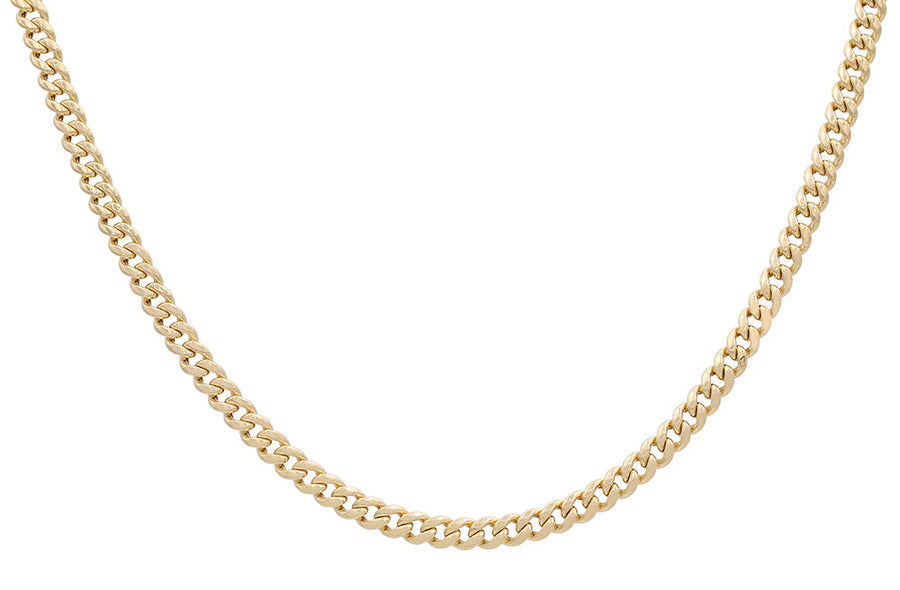 Men's Yellow Gold 14K Cuban Link Chain