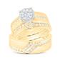 Yellow gold 14k trio set